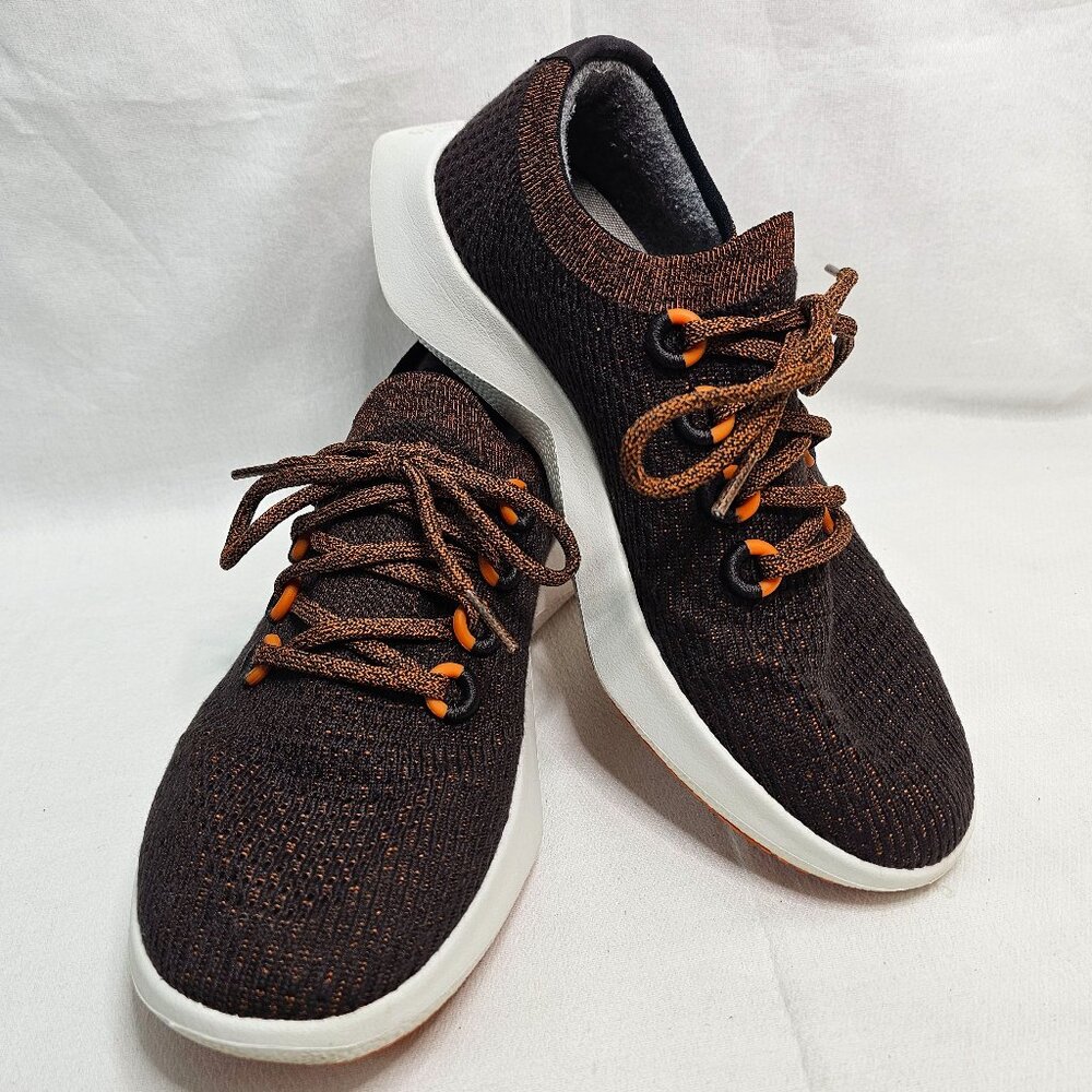 Allbirds TD2 Tree Dashers 2 Running Sneakers Shoes Black Orange  Womens Size 9.5